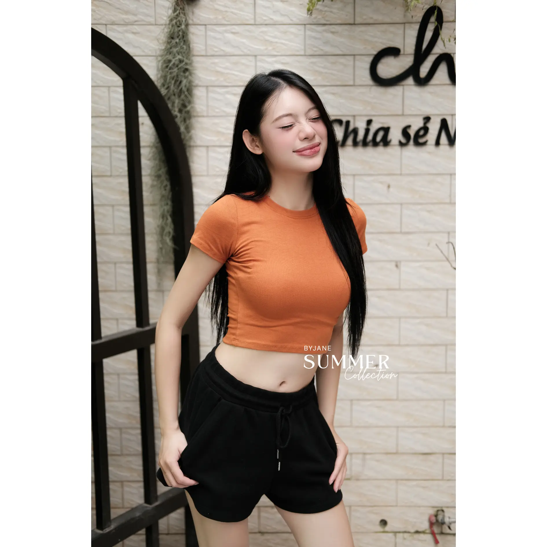 (MỞ BÁN) Áo Thun Cổ Tròn Crotop bozip Trơn BYJANE-379 | BigBuy360 - bigbuy360.vn