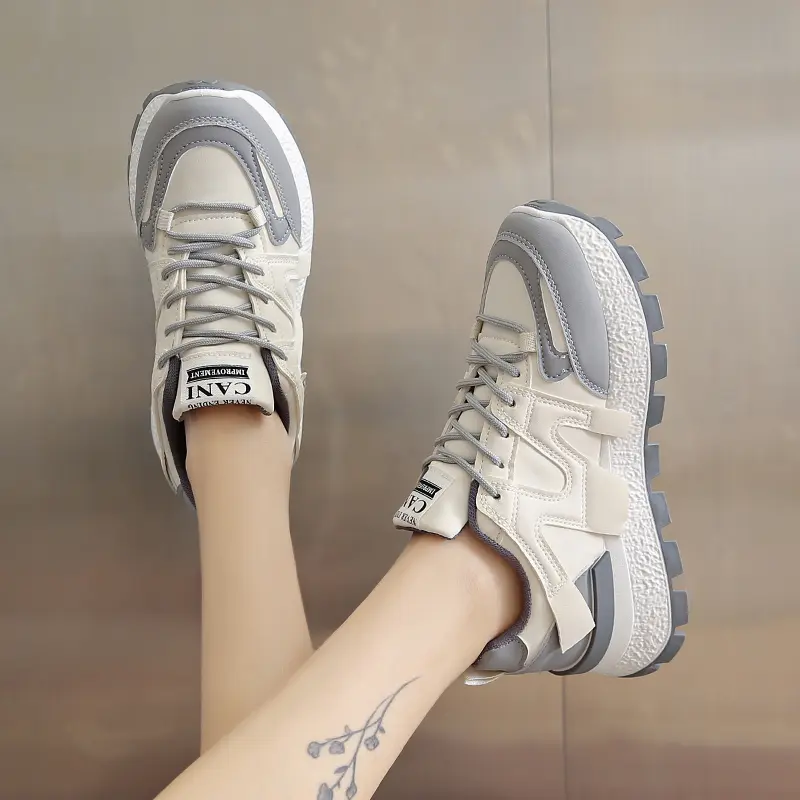 CANI Loise Sepatu Wanita Sneakers Sporty Casual Style Shoes Cream K9240 2