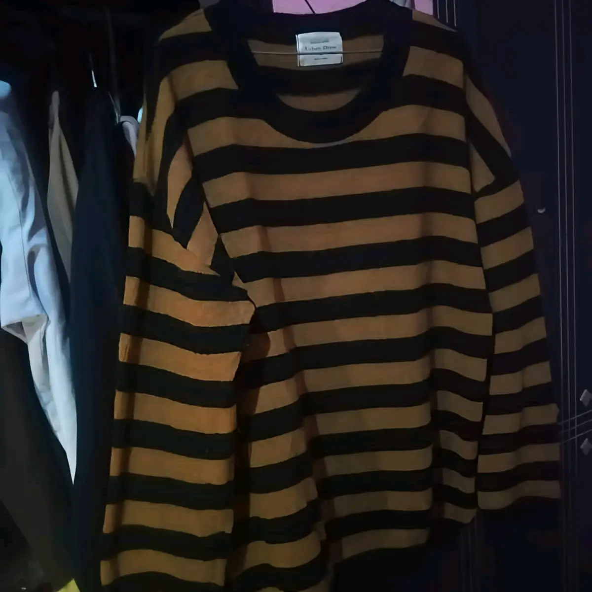 Sweater salur rajut kapas wanita korea style
