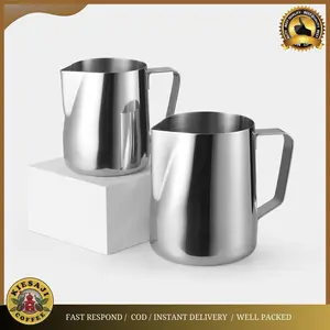 Milk Jug Gelas Ukur 1 Liter Stainless Steel Latte Art Pitcher Kopi - 200ml