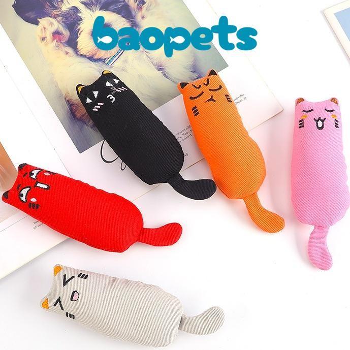 Gối Ôm Nhồi Bông Đồ Chơi Cho Mèo Có Mùi Catnip Cỏ Bạc Hà Mèo Bên Trong (Tặng…