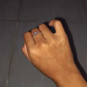 Cincin Wanita Permata Simple Anti Karat - Model Terbaru