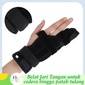 Penyangga Jari Keseleo Patah Belat Dua Jari Tangan Fraktur Perlindungan