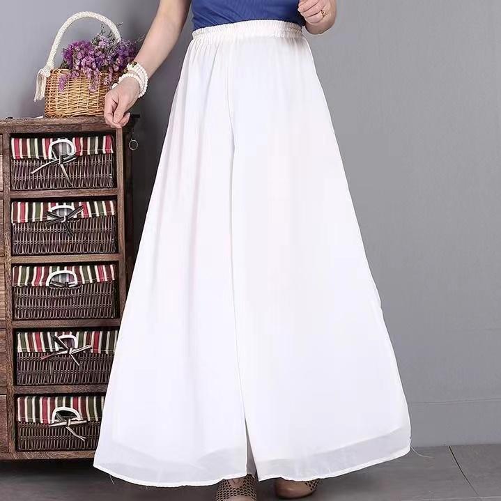 Product Introduction of Quần Ống Rộng Dài Cho Nữ, Quần Voan Muslimah Dáng Rộng, Cạp Cao, Chân Dày 26