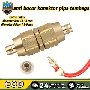 Sambungan Selang Kuningan Kualitas Terbaik Untuk Sistem Angin Bertekanan Tinggi Tahan Lama Lebih Hemat Dapat Dipasang Kembali Cocok untuk Diameter 13-14 mm