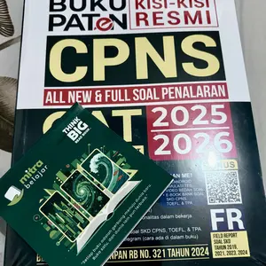 Buku Paten Kisi-kisi Resmi CPNS (All New & Full Soal Penalaran) CAT 2025 2026