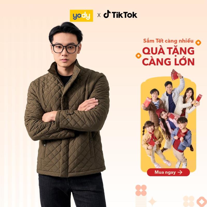 YODY Áo Polo Nam Polo Ponte Roma Cool Phối Vai MAPO25S039