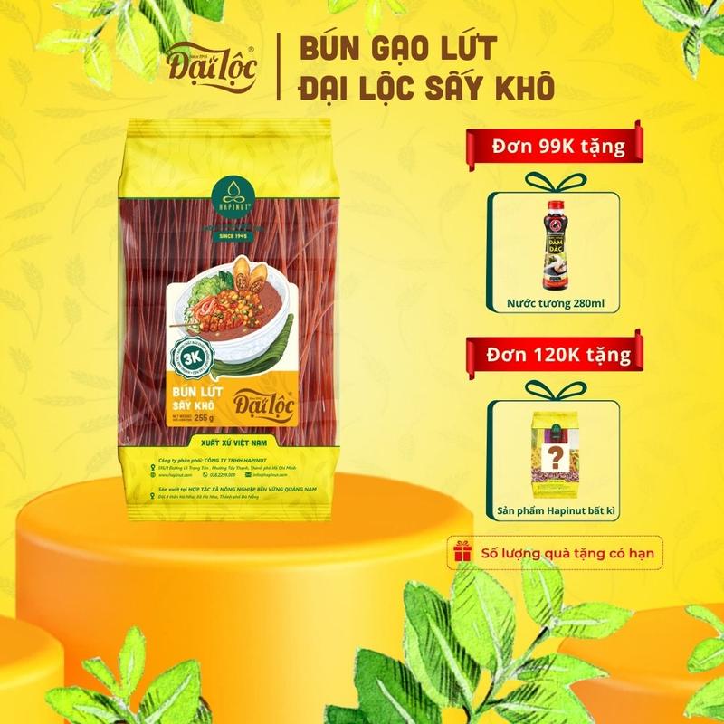 BÚN GẠO LỨT ĐẠI LỘC - GÓI TIỆN GIÁ TIẾT KIỆM - DAI, NGON, DINH DƯỠNG