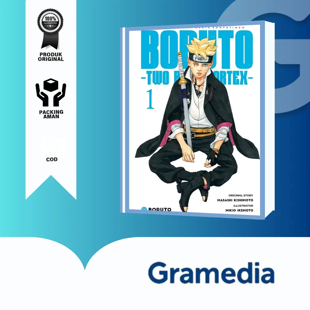 GRAMEDIA BEKASI - KOMIK BORUTO TWO BLUE VORTEX VOL 1-2 - MASASHI KISHIMOTO