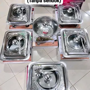 set prasmanan 6 in 1( 5 kotak prasmanan dan 1 bowel prasmanan)