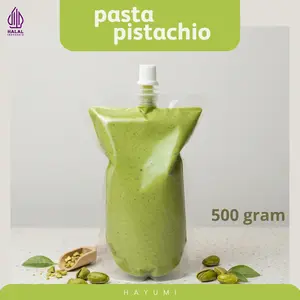 Pistachio Pasta Spread | Selai Kacang Pistachio by Hayumi - Bahan Baking Isian Olesan Kue ~ Halal