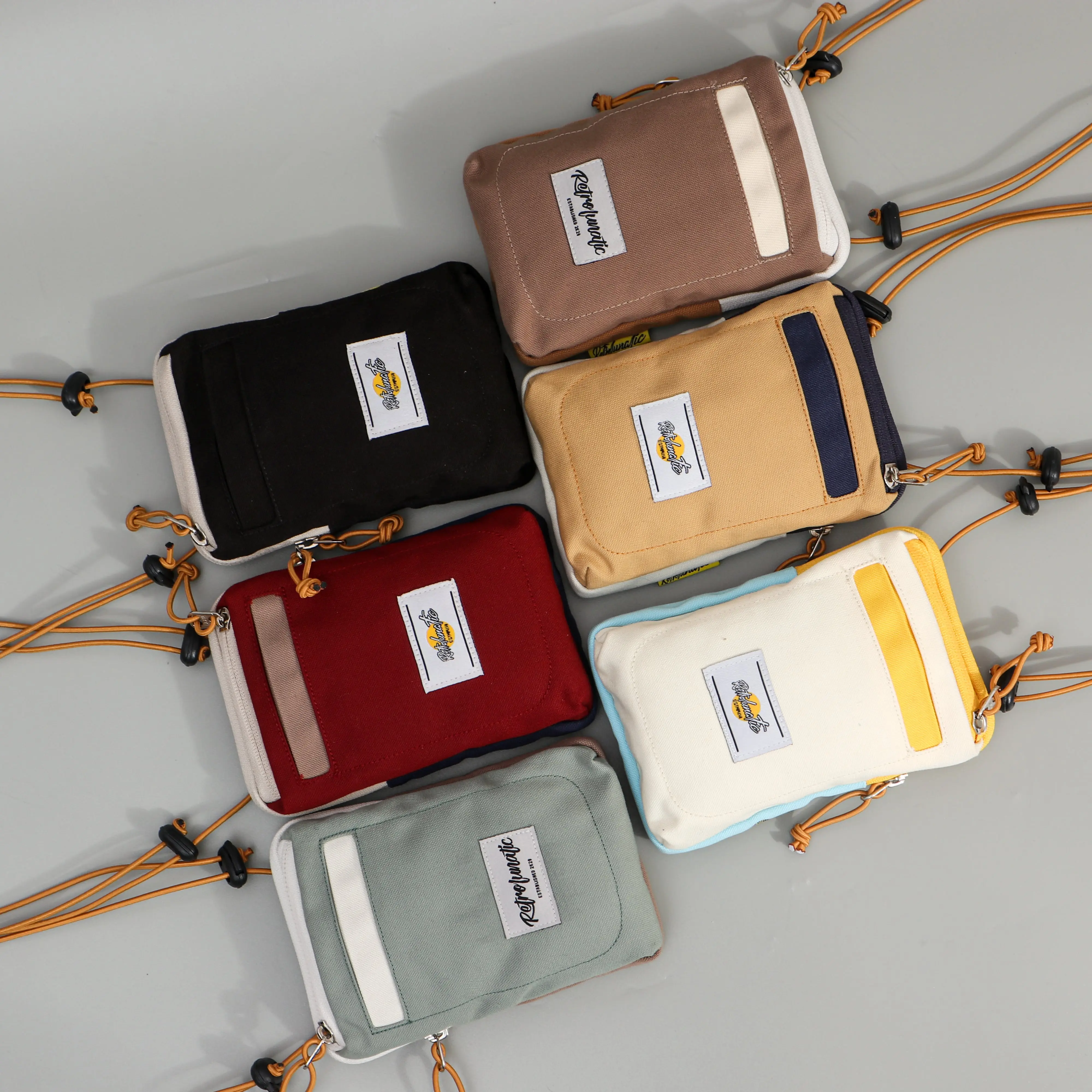 Tas HP Series Calva Slingphone Kanvas Selempang