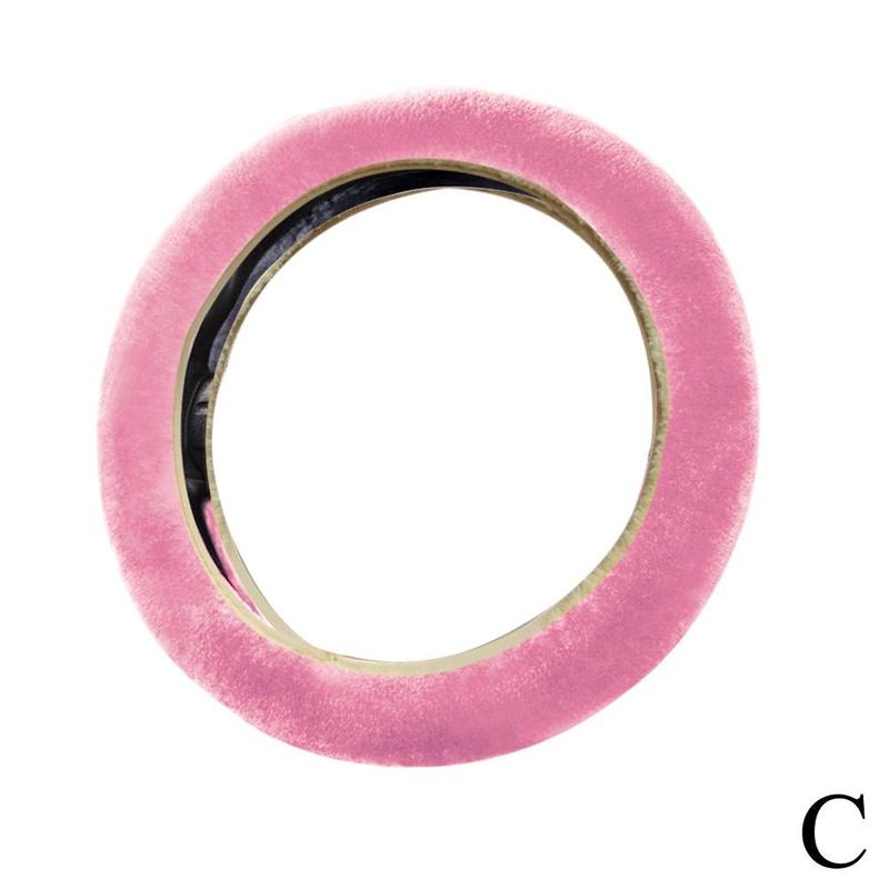 Product Introduction of Universal Warm Plush Car Steering Wheel Cover Gearshift Women Protector Soft Decoration Y4J5 40
