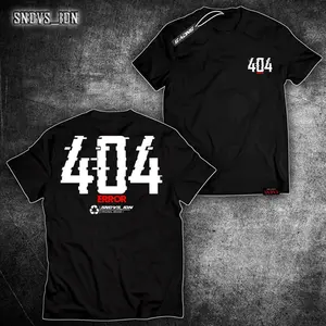 T-shirt 404 EROR original brand sndvs_idn cotton combad 24s nyaman dipakai free stiker Unisex