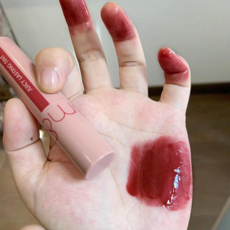 Son Tint Bóng Romand Màu 24 Hồng Đỏ Đất Romand Juicy Lasting Tint 24 Peeling Angdoo Cosmetic Trang Điểm Son Môi Mỹ Phẩm