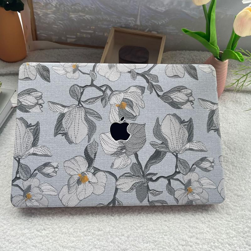 Product Introduction of Flower Camellia MacBook Case Protect Cover for Macbook Pro 14 Case Macbook Air 13 Case Pro 13 Case, Pro 15, Pro 16, Macbook Pro Case 24