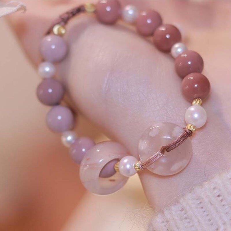 Product Introduction of Vòng Tay Hạt Hoa Anh Đào Cho Nữ, Phong Cách Thời Trang Ins, Ngọt Ngào, Quà Tặng Trang Sức 15