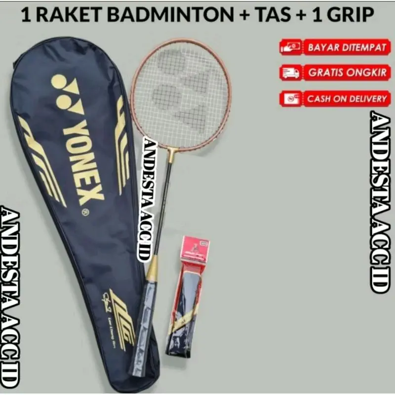 RAKET BADMINTON CARBONEX 2 RAKET BONUS TAS Sport 3