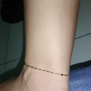 LM774 【COD】 Gelang Kaki Sederhana Anti Luntur Berlapis Emas Baja Tahan Karat Fashion Aksesoris Perhiasan Wanita Korea