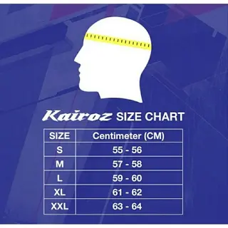 Helm NJS Half Face Kairoz DV Solid Double Visor dengan Sistem Tali Pengikat Microlock untuk Sepeda Motor - Motorcycle 8