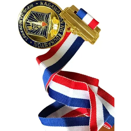 10 PIECES PER ORDER KAGAWARAN MEDALS 6 CMS GOLD SILVER BRONZE  COLOUR AVAILABLE