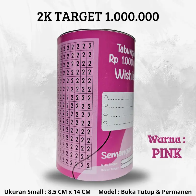 [ BISA COD ] CELENGAN TARGET MURAH 2K TARGET 1JT CELENGAN TARGET BUKA TUTUP CELENGAN SEDEKAH SUBUH TABUNGAN UANG 3