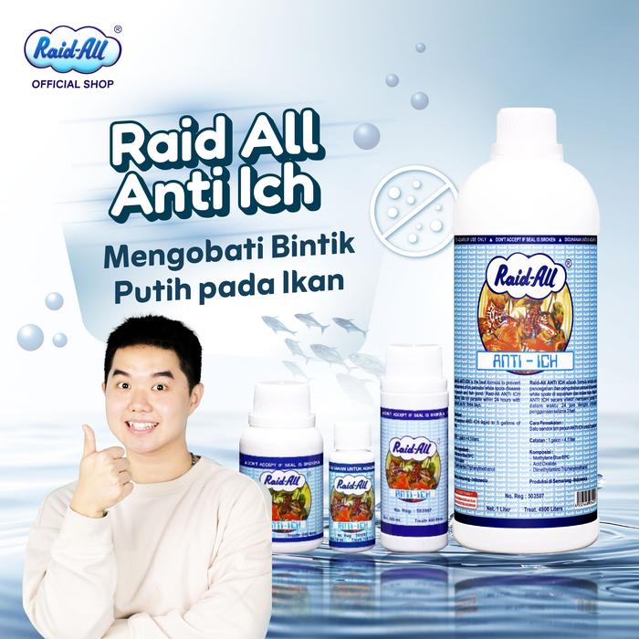 Gambar RAID ALL - Anti Ich Obat Ikan Bintik Putih dari Raid all Kota Semarang Tokopedia