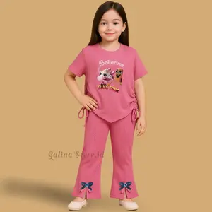 Baju Setelan Anak Tung Tung Sahur Anomali/Oneset Anak Perempuan Ballerina Capuccina/Stelan Anomali.