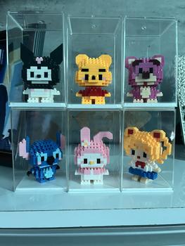 Product Review of Acrylic dust-proof box character doll display box small model storage box transparent display cabinet from O**💋 0