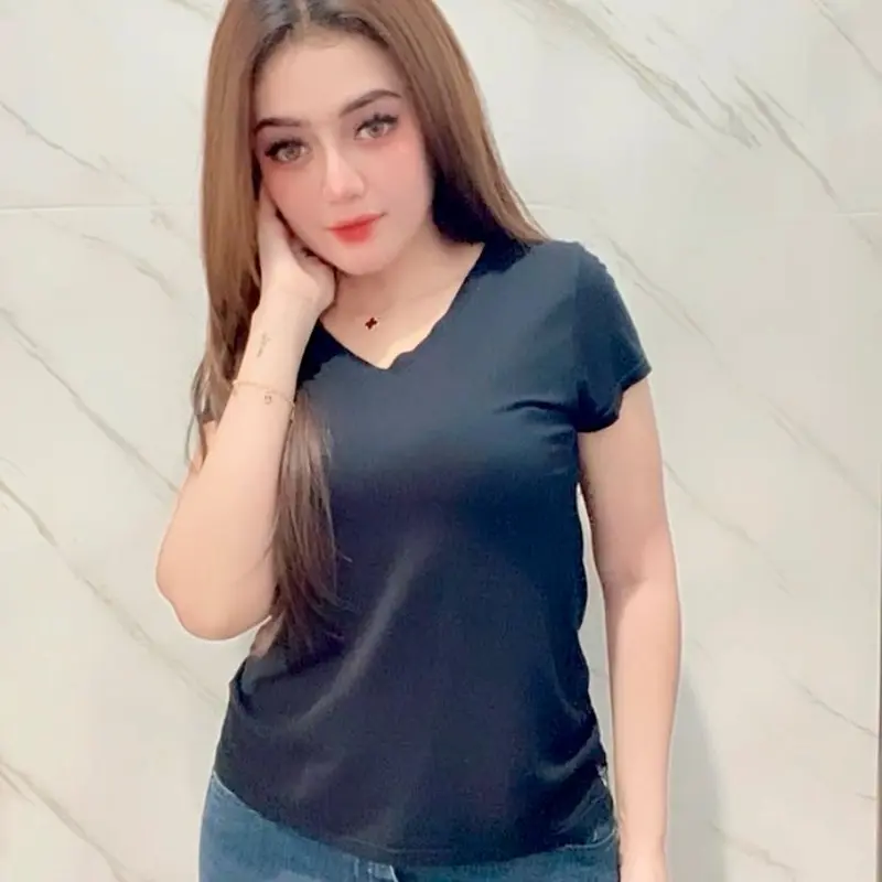 Kaos Spandek V-Neck import bahan melar dan dingin 3