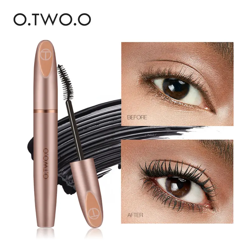 Maskara O.TWO.O Waterproof Tahan Lama untuk Bulu Mata Lentik dan Hitam - Mascara 0