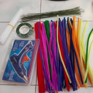 ALAT LEM TEMBAK + ISI 12pcs glue gun lem bakar