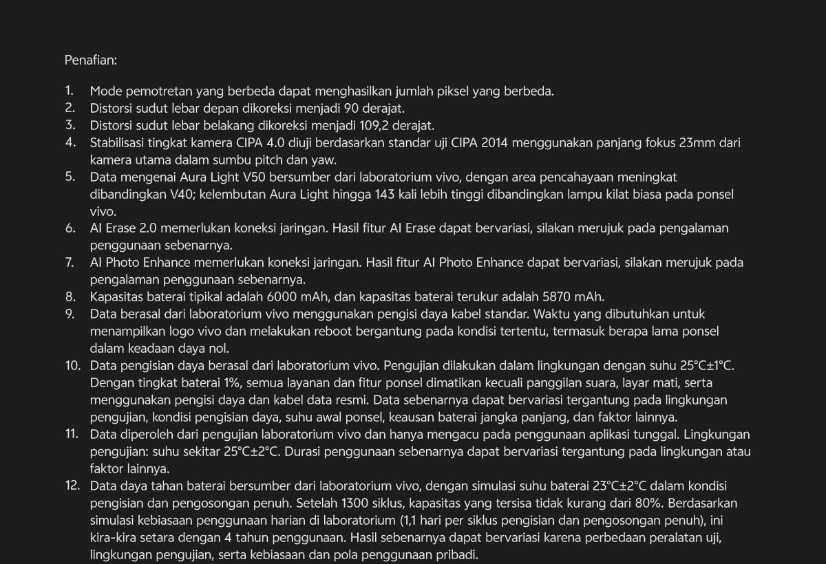 [ONLINE EXCLUSIVE] vivo V50 5G (8/256) Rounded-edge Design, ZEISS Group Potrait, 6000mAh Battery+90W Flashcharge, IP68+IP69, vivo AI