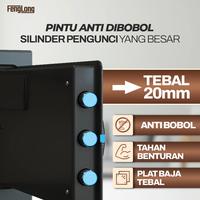 Gambar [TERMURAH] Brankas Digital Ukuran 20cm Besi Tebal Anti Maling PIN dan Fingerprint Sidik Jari Password Tempat Penyimpanan Uang dan Emas Perhiasan Safety - Black PIN dari FENGLONG Kota Administrasi Jakarta Barat 5 Tokopedia
