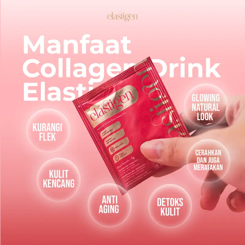 elastigen - Minuman Kolagen dengan Verisol & Glutathione OPITAC isi 10 Sachet 2