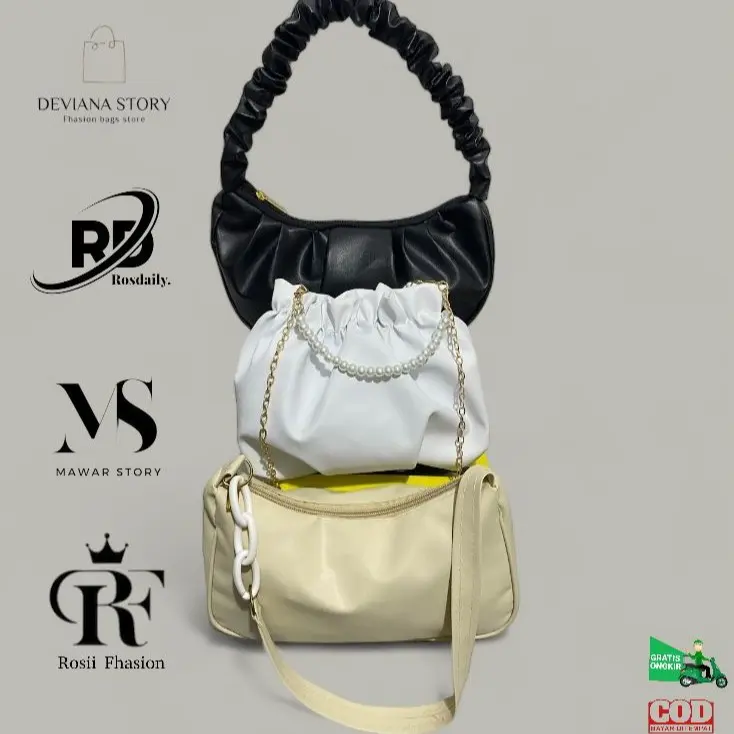 Tas paket 3 pcs Tas wanita Style korean Tas ootd wanita 2