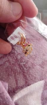 Product Review of Anting Anak Gandul Kotak Anting Klip Titanium Anti Karat COD Cewek Costume Fashion from t**k 0