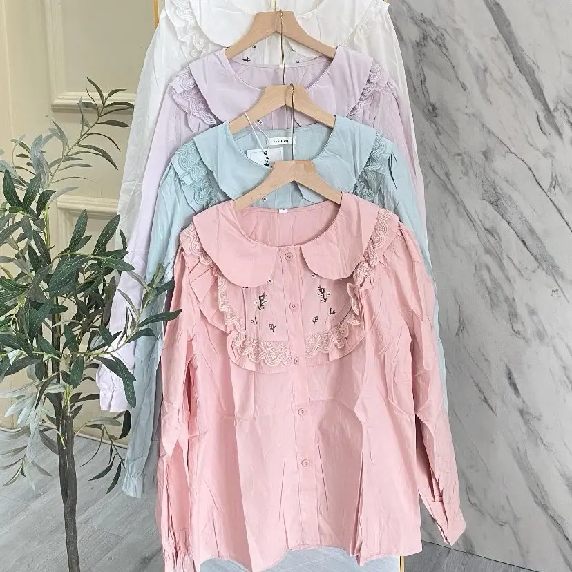 A25 kemeja import bkk aksen renda