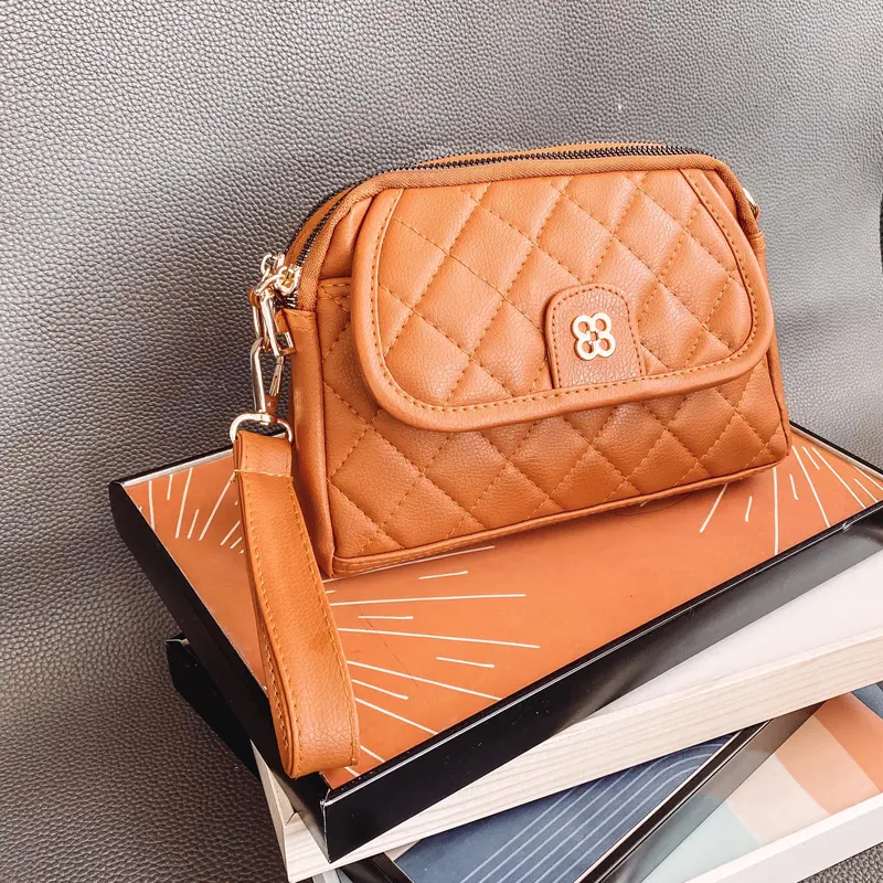 Siska Bag slingbag Tas Slempang kulit tas tangan 3 Ruangan tas slempang perempuan 5