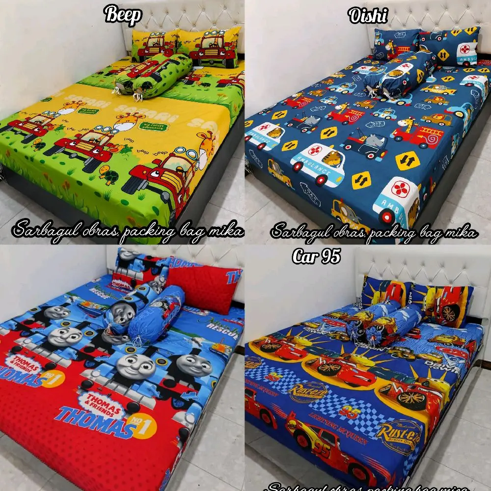 SEPREI AESTHETIC MOTIF KARTUN UNTUK ANAK COWOK BAHAN DISPERSE (1kg=2pcs) Karet
