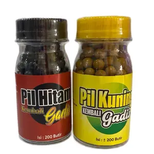 Paket B minum boba hitam dan boba kuning Minum