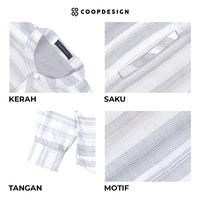 Gambar Coop Design - Seon Kemeja Koko Salur Pria Garis - Garis Lengan Panjang dari Coop Design Kota Bandung 5 Tokopedia