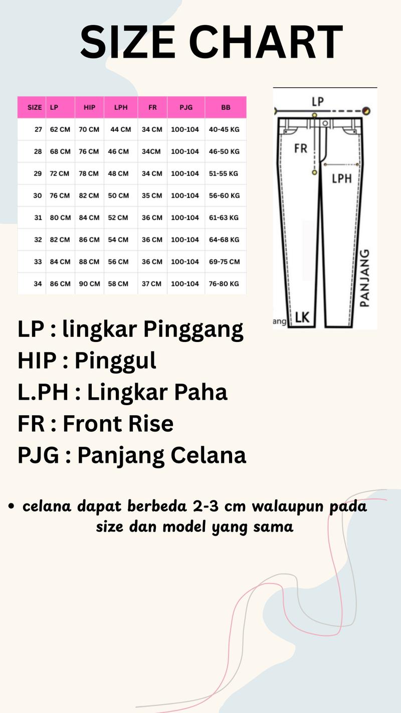 Product Introduction of GS-Jeans Cutbray Velicia Cream-streetch jeans Wanita Panjang 2