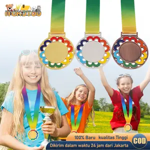 Medali Emas Perak Perunggu DIY Medali Kejuaraan Medali Penghargaan