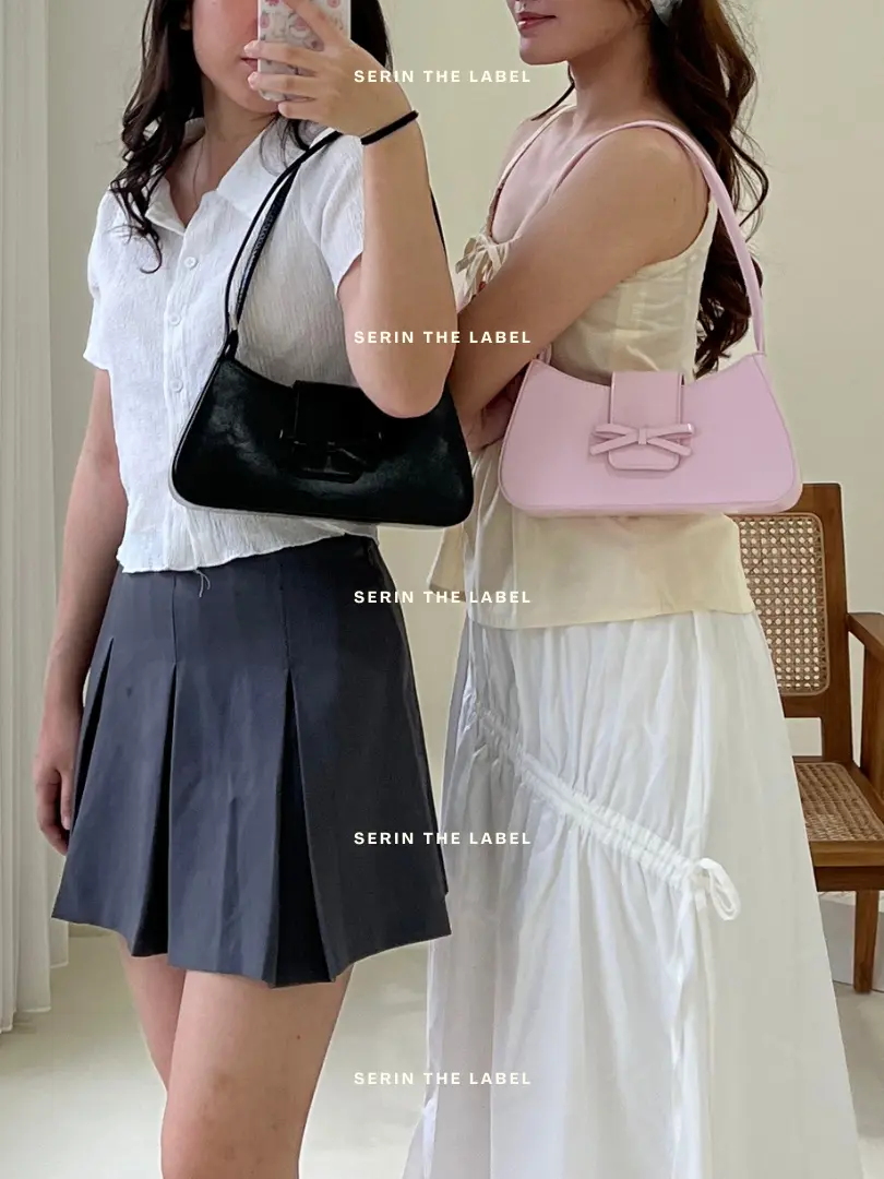 SERIN - CELLIN BAG | Tas Pita Coquette Y2K Bag | Tas Bahu Wanita | Korean Aesthetic Shoulder Bag