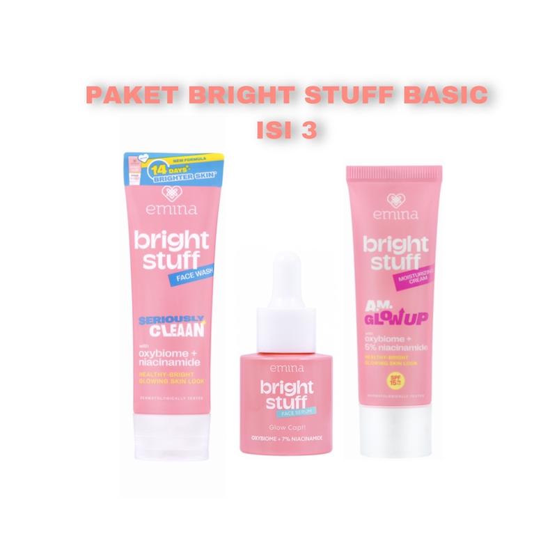 [PAKET] EMINA BRIGHT STUFF BASIC & KOMPLIT 1