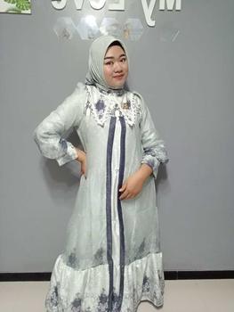 Product Review of Cinta Dress Model Random Kode Cinta 01- Cinta 100 RANDOM Gamis Muslim Set Gamis Wanita Busui dan Non Busui Campur Model. from R**7 2