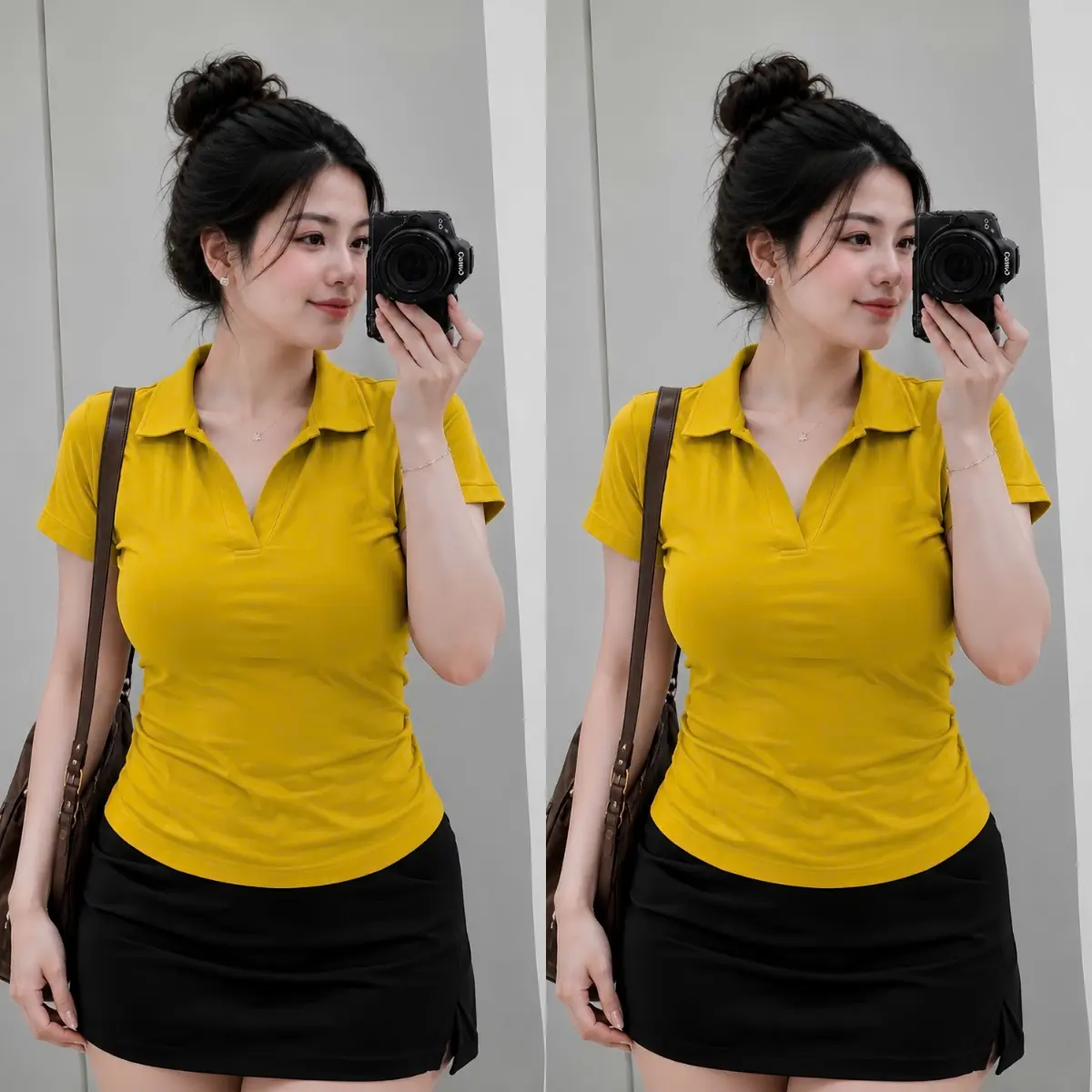 Áo thun bigsize nữ tay ngắn cổ bẻ polo chất thun borip thái mềm mịn co giãn - ACB | BigBuy360 - bigbuy360.vn Áo thun bigsize nữ tay ngắn cổ bẻ polo chất thun borip thái mềm mịn co giãn - ACB | BigBuy360 - bigbuy360.vn
