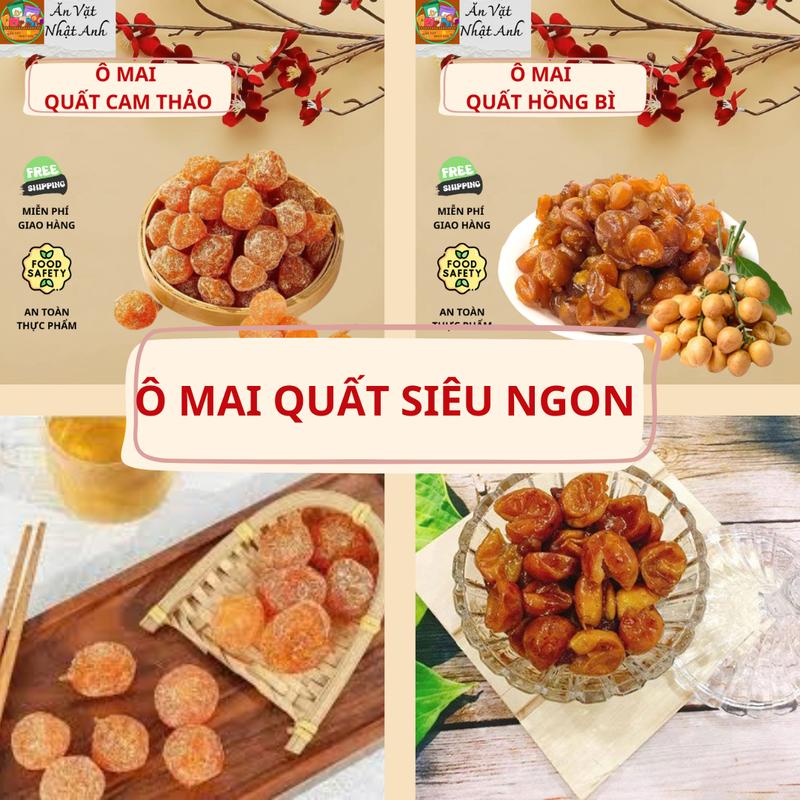 Hàng Tết Quất Tắc Cam Thảo – Quất Hồng Bì – Tắc Rim Mật Ong Dẻo | Vị chua ngọt mặn nhẹ thơm the đầu lưỡi – ngọt hậu cuốn trend | Ô Mai Nhật ăn vặt healthy nhâm nhi cực đã hợp biếu Tết