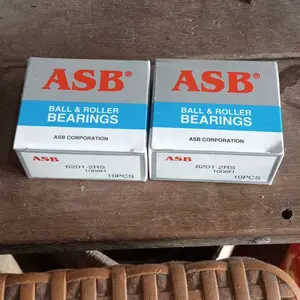 Bearing/laher 6201 2rs ASB tutup karet (isi 10pcs/1pack)